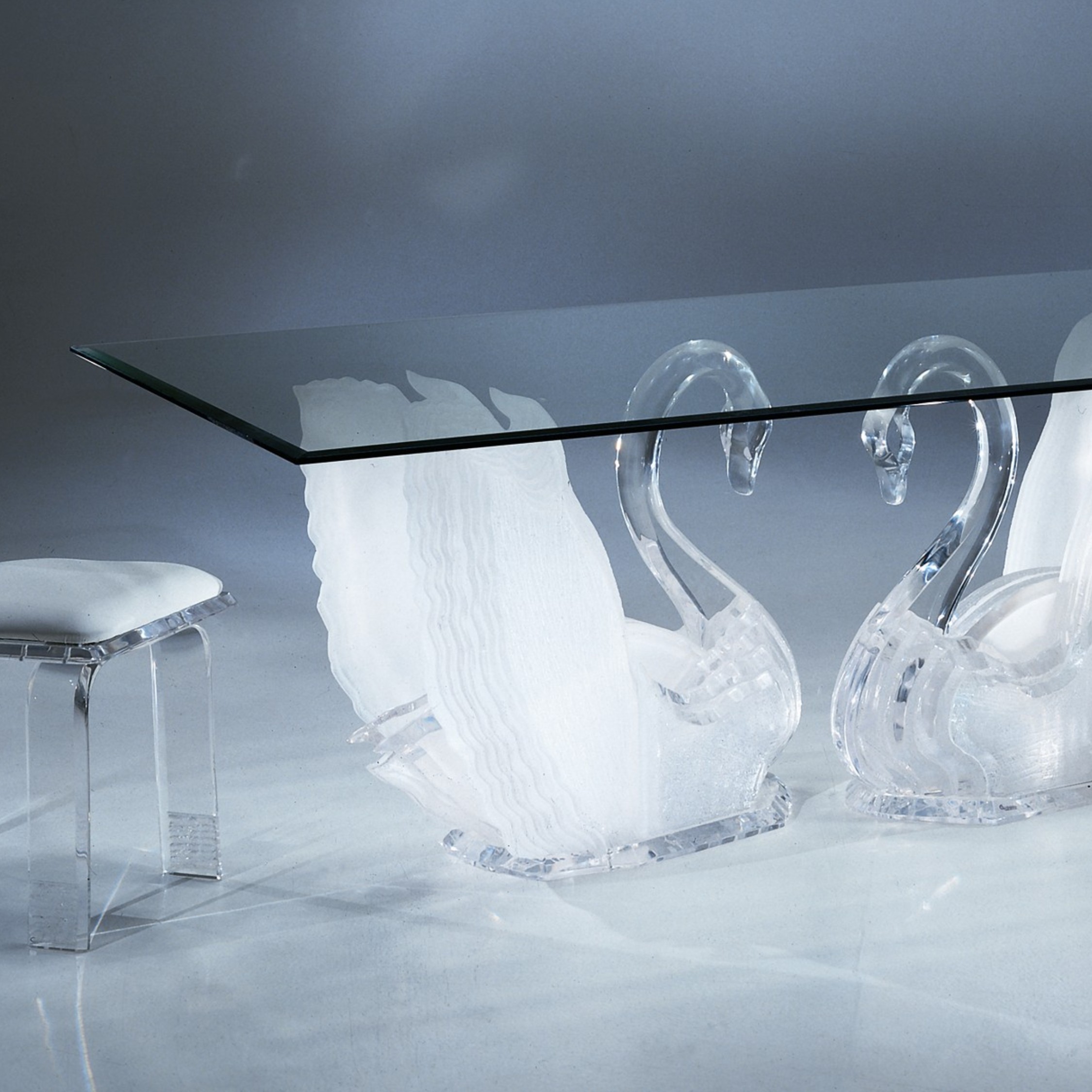 Legend Swan Dining Table Acrylic Coffee Tables Acrylic Furniture